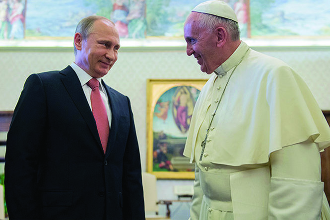 Tổng thống Putin đã hai lần gặp Đức giáo hoàng Francis ở Vatican -RIA Novosti