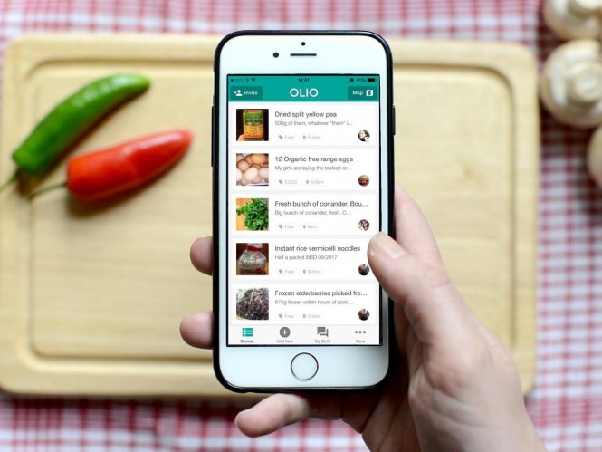 Olio, một ứng dụng chia sẻ thức ăn đầy tình người