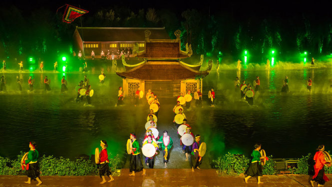 Lộng lẫy sân khấu thực cảnh của Thủa ấy xứ Đoài