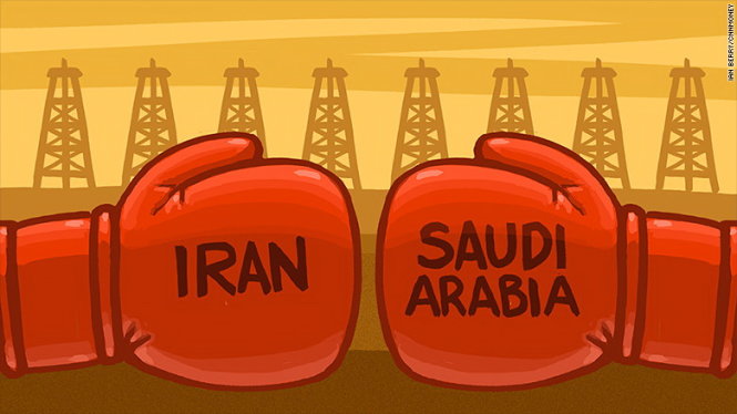Iran và Saudi Arabia từ lâu đã là kình địch ở khu vực Trung Đông -CNN