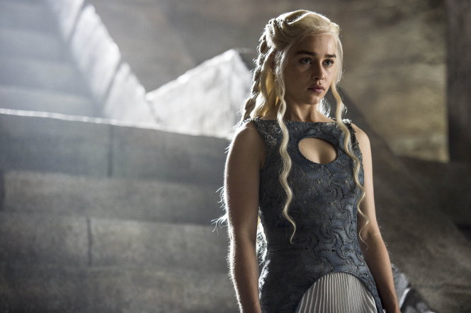 Diễn viên Emilia Clarke thủ vai Daenerys Targaryen.-Ảnh: HBO