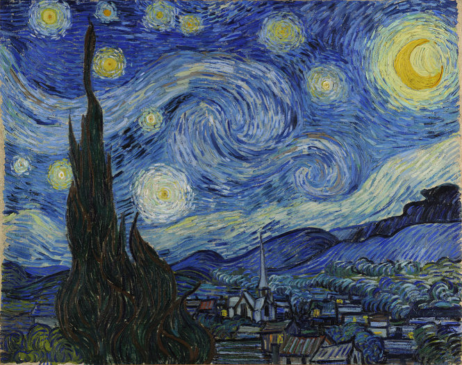 “Đêm đầy sao” của Van Gogh