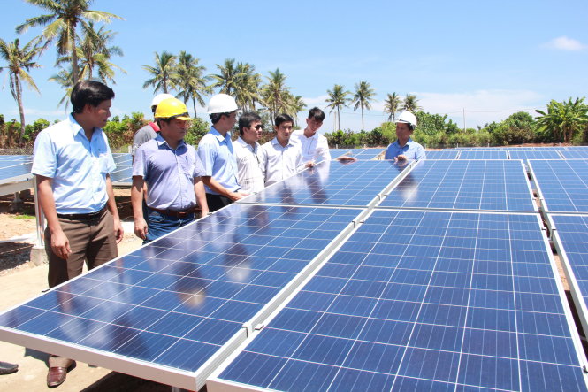 Phát triển điện năng lượng mặt trời vẫn chưa là ưu tiên ở Việt Nam.-Ảnh: Trần Mai