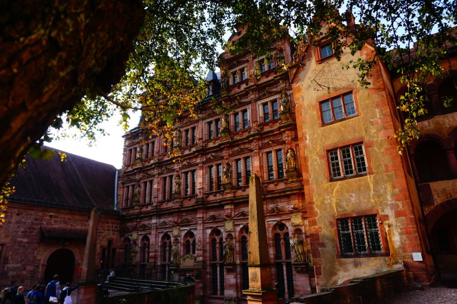 Góc rêu phong ở  Heidelberg. Ảnh: Công Nhật