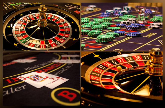 spinning roulette in casino
