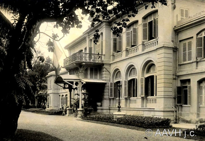 Tòa Khâm sứ Trung Kỳ - công trình kiến trúc Pháp đầu tiên ở Huế. Ảnh tư liệu Hội Những người bạn cố đô Huế (A.A.V.H)