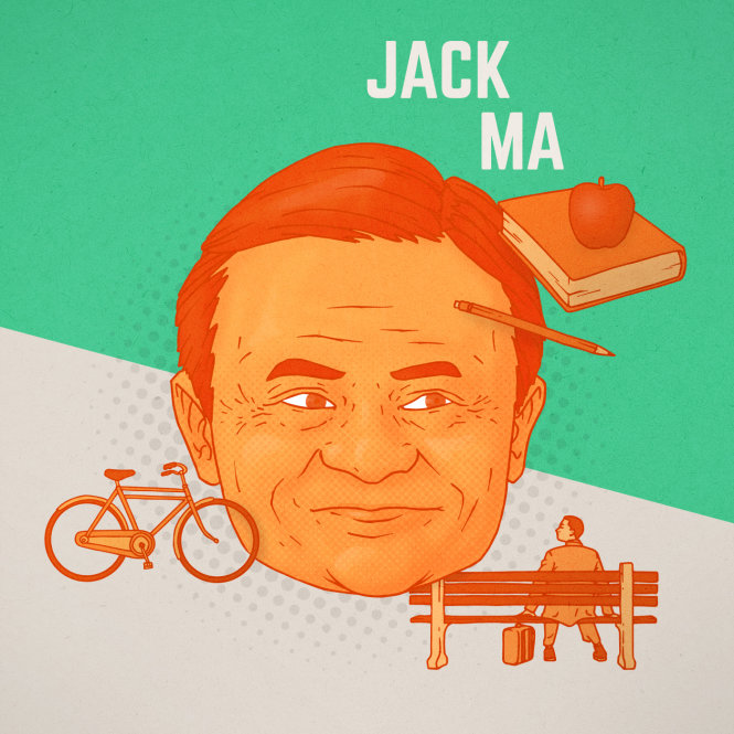Jack Ma là một nhà giáo trước khi là một doanh nhân. Ảnh: Baboon Creation