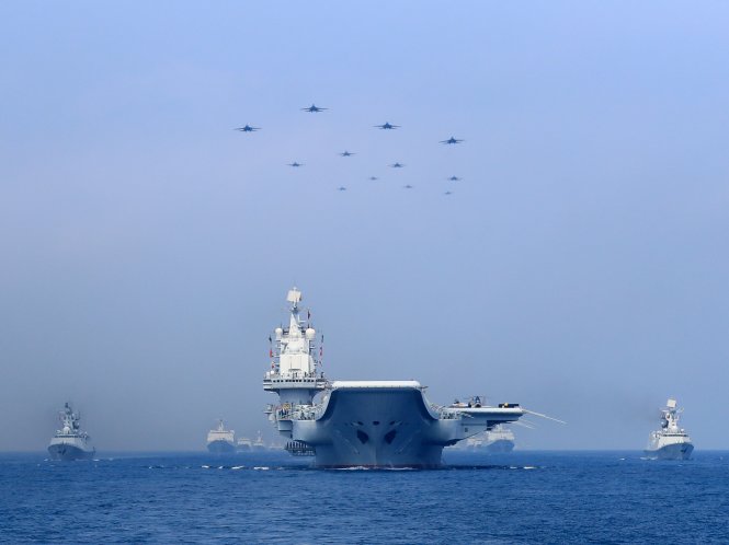 Lực lượng hải quân ngày càng hùng hậu của Trung Quốc gửi đi một tín hiệu rõ ràng.-Ảnh: Business Insider