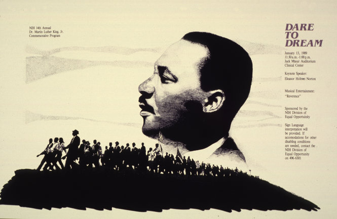 Martin Luther King Junior (1929-1968). Ảnh: nih.gov
