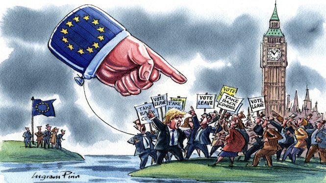 Brexit gây rất nhiều chia rẽ ở Anh. Ảnh: Financial Times