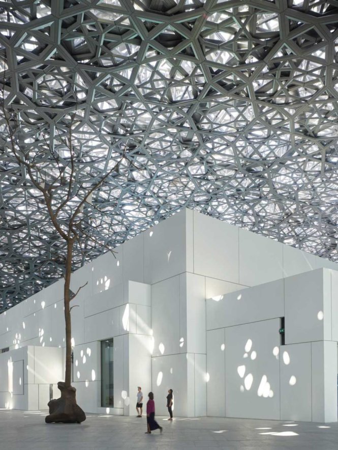 Một góc Louvre Abu Dhabi.