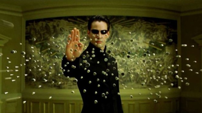 Keanu Reeves trong vai Neo, phim Matrix