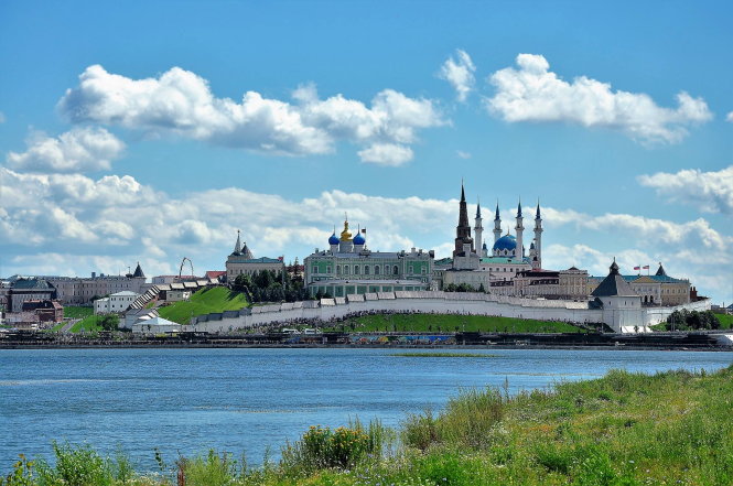 Di sản văn hóa thế giới Kremlin Kazan và quần thể công trình kiến trúc bên bờ sông Kazanka.