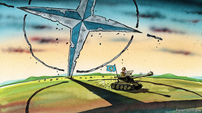 NATO đang đứng trước nguy cơ chia rẽ và đổ vỡ hơn nữa. Ảnh: The Economist