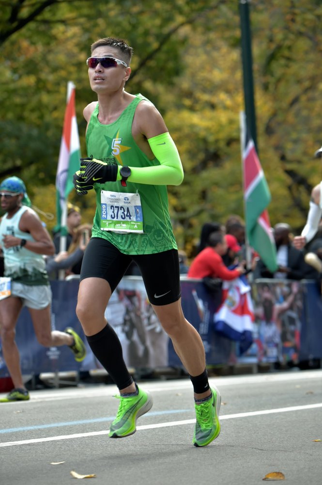 Bác sĩ Đinh Huỳnh Linh sự giải New York City Marathon 2019. Ảnh: NVCC