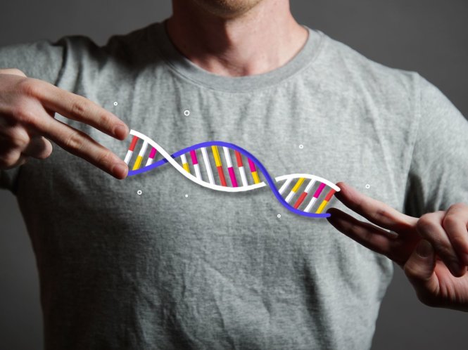 Cách diễn tả từ ADN bằng ngôn ngữ ký hiệu. Ảnh: The Verge