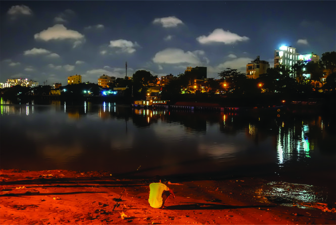 Bức ảnh “Màu vàng” trong bộ Saigon Riverside.