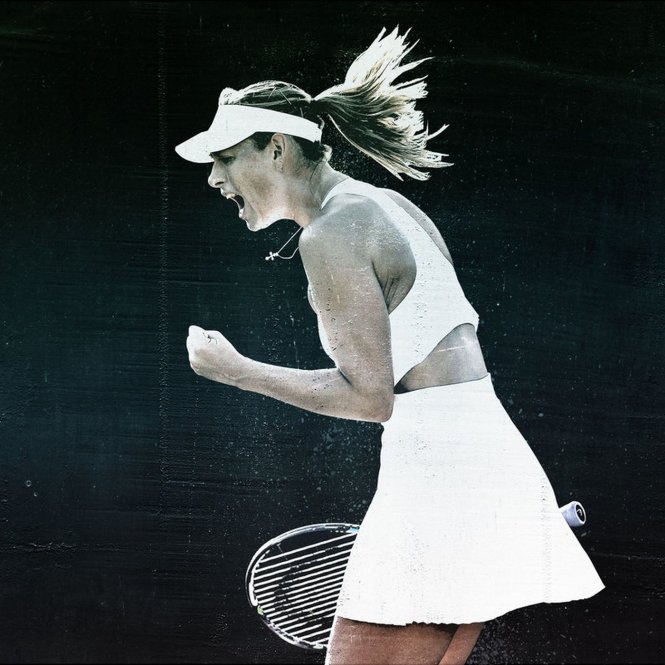 Maria Sharapova nổi tiếng vì những tiếng hét âm lượng cực cao trên sân quần vợt. -Ảnh: The Ringer
