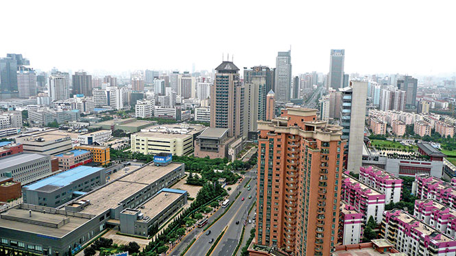 Tây An - thành phố nằm trong hành trình của dự án “Con đường tơ lụa trên bộ” của Trung Quốc - Ảnh: wikimedia