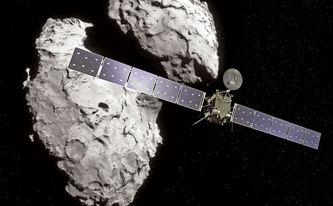 Tàu vũ trụ Rosetta tiếp cận sao chổi 67P/Churyumov - Gerasimenko - Ảnh: esa.int