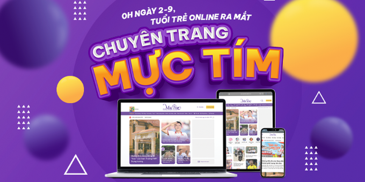 Tuổi Trẻ Online ra mắt chuyên trang Mực Tím