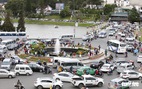 Khu trung tâm TP Đà Lạt tràn ngập xe du lịch