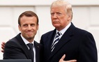 Tổng thống Trump đón tổng thống Pháp, bàn ngay chuyện hạt nhân