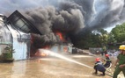 Cháy lớn tại công ty sản xuất đệm mút, chiết gas ở Bình Định
