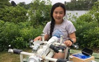 Nữ sinh lớp 6 phát minh robot ‘săn’ rác nhựa trên biển