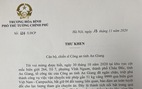 Vụ bắt 51kg vàng: Phó thủ tướng Trương Hòa Bình gửi thư khen Công an An Giang