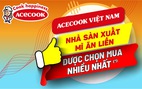 'Nhà sản xuất mì ăn liền được chọn mua nhiều nhất' thuộc về Acecook Việt Nam