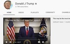 YouTube đình chỉ kênh của ông Trump