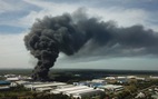 Cháy xưởng sản xuất tôn rộng hàng ngàn mét vuông ở Củ Chi
