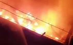 Cháy bãi xe CSGT thành phố Thủ Đức