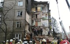 Nga: nổ khí gas làm sập chung cư, 4 người chết