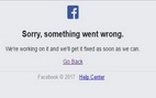 Facebook gặp sự cố, tạm ngừng hoạt động