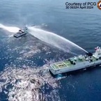 Philippines nói đã đưa tàu ra bãi cạn Sa Bin ngăn Trung Quốc xây đảo nhân tạo