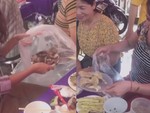 Khi hội chị em đi ăn cưới và còn mang chiến lợi phẩm về