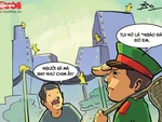 Ngáo đá "bay" khắp trời thành phố