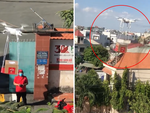 Giao hàng bằng flycam trong mùa dịch Covid-19