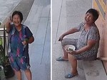 Cụ bà đứng trước camera chia sẻ niềm vui mỗi ngày với cháu