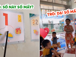 Cô giáo mầm non 'muốn xỉu' khi dạy trò học đếm số