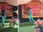 Chàng trai nhảy dẻo như Michael Jackson trong tiệc tất niên