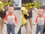 Bé trai lươn lẹo mỗi khi bố mẹ đưa đến trường là kêu đau bụng