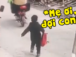 Mẹ bỏ rơi con ở trường không hay biết