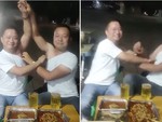 Dân nhậu chơi trò cù nách, ai nhột trước bị phạt ly bia