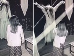 'Con ma' nhảy dance khi gặp cô gái nhí nhảnh