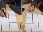 Chàng trai chơi cờ carô bị dính cú lừa hoàn hảo