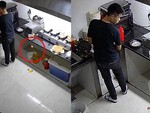 Chàng trai đơ người khi trứng gà lần lượt rớt xuống nền nhà
