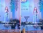 Cô gái hát 'Ngọt ngào đến mấy cũng tan thành mây' mừng đám cưới